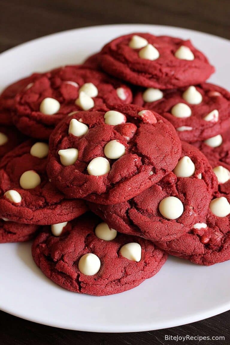 Red Velvet Cake Mix Cookies